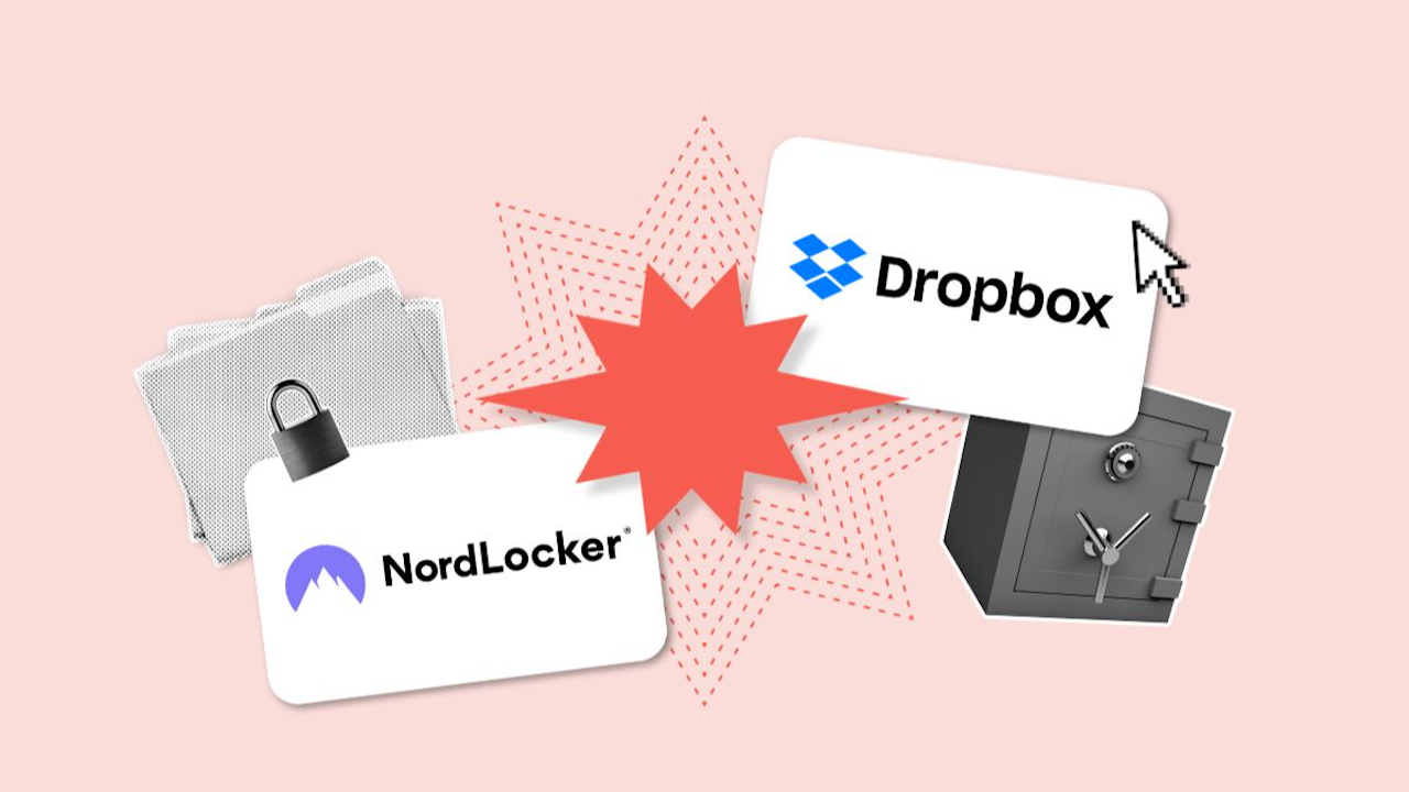 NordLocker vs Dropbox review: Cloud storage security face-off tailored for small business teams