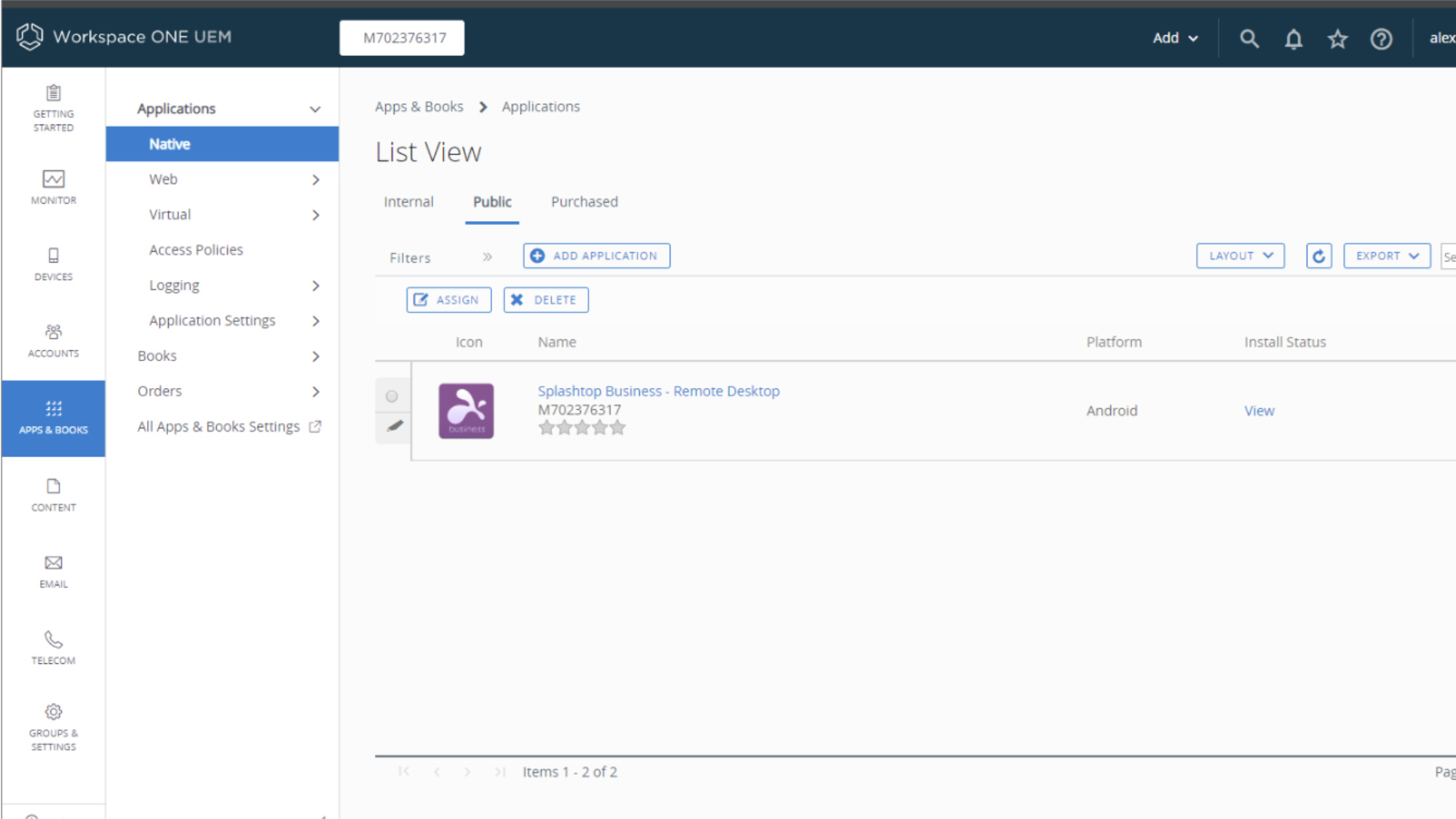 1. Splashtop Remote Access